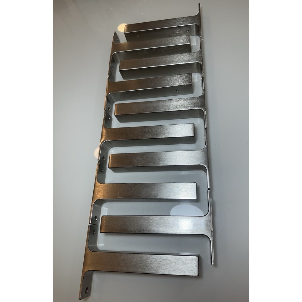 Lot of 10 pcs IKEA Ekby Bjarnum 7.5" Shelf Bracket Aluminum Used